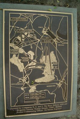 Map at Belleau Wood